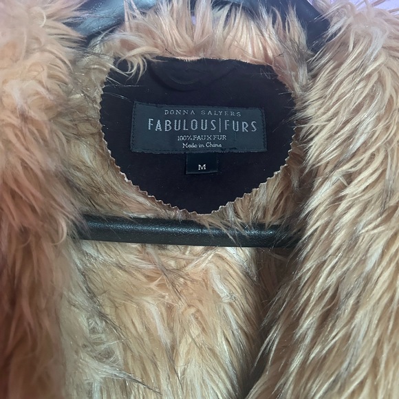 Donna Salyers Fabulous Furs Cascade Coat Medium - Picture 5 of 5